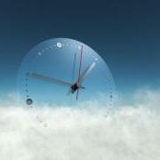 云中的时钟插图
