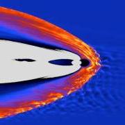 模拟快照揭示了地球磁层中形成的高速等离子射流. 图片:美国国家航空航天局.